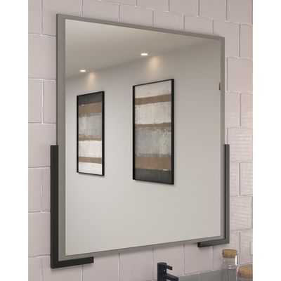 Espelheira Para Banheiro 70cm Multimóveis Cr10110 Cimento