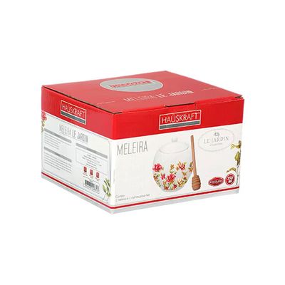Meleira em Porcelana Le Jardin 350ml Hauskraft Estampado