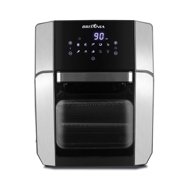 Fritadeira Elétrica Air Fryer Britânia Oven BFR2100 12L Preta - 220V Fritadeira Elétrica Air Fryer Britânia Oven BFR2100 12L Preta - 220V