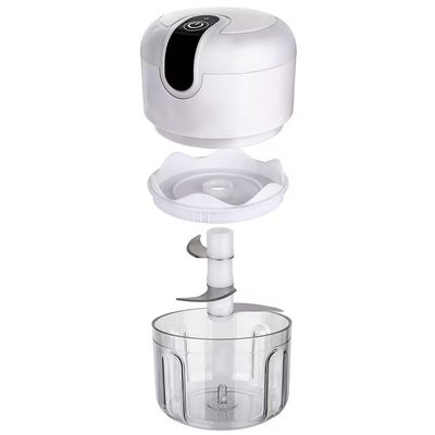 Mini Processador de Alimentos 3 Lâminas Cabo USB Euro Branco