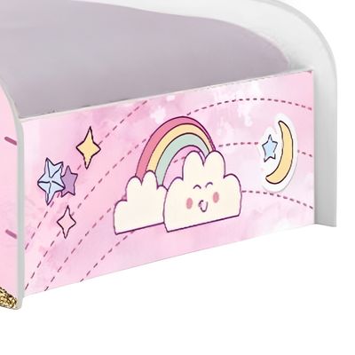 Cama Solteiro Infantil 197x91,5cm para Quarto Personagens Unicórnio K02 - D'Rossi