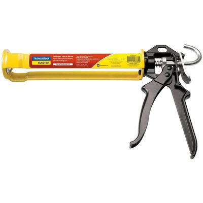 Pistola Aplicadora para Tubo Silicone 9" Cola PU Tramontina Master 280ml Aço Especial