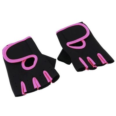 Par De Luva Profissional Academia Esporte Treino Musculação Ciclismo Exercícios Cor:preto