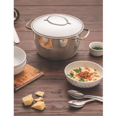 Caldeirão Allegra 24 Cm 7,5 L Em Aço Inox