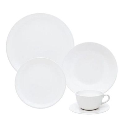 Aparelho De Jantar 30 Peças Unni White Oxford
