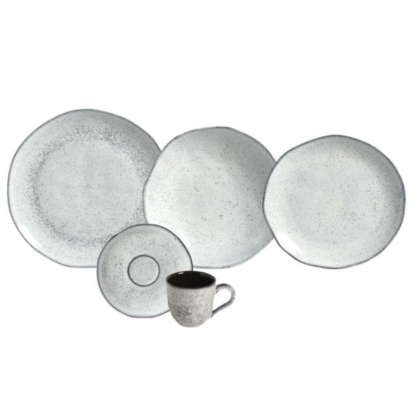 Aparelho De Jantar 30 Peças Orgânico Echo Porto Brasil