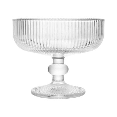 Conjunto 04 Taças De Sobremesa Cristal Ecológico 300 Ml Lines Wolff