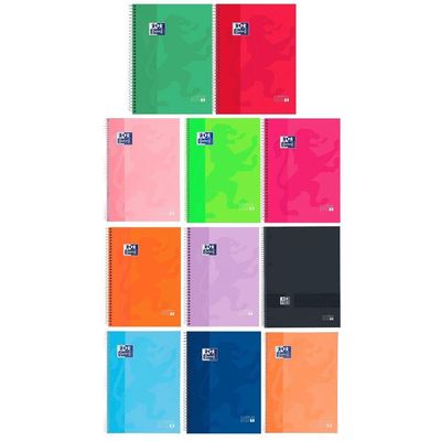Caderno Universitário European Book Espiral Capa Dura 1 Matéria Oxford Vermelho