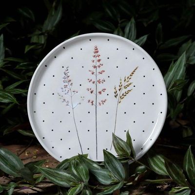 Conjunto De Pratos Rasos 06 Peças Bio Floralis Porto Brasil