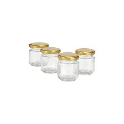 Pote de Vidro Le 100 ml com 4 Unidades