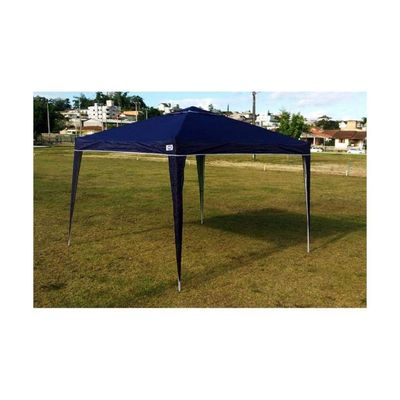 Tenda Gazebo X-flex Oxford Com Silvercoating Azul 3m X 3m Dobravel Mor