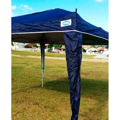 Tenda Gazebo X-flex Oxford Com Silvercoating Azul 3m X 3m Dobravel Mor