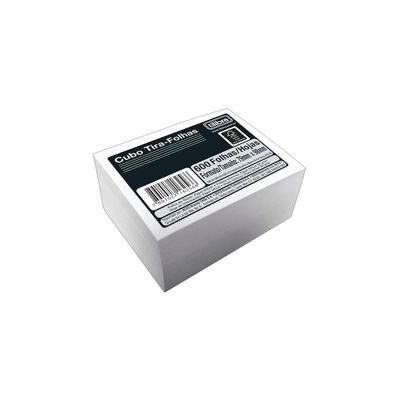 Bloco de Anotações Tilibra Cubo Branco com 600 Folhas 89x98mm