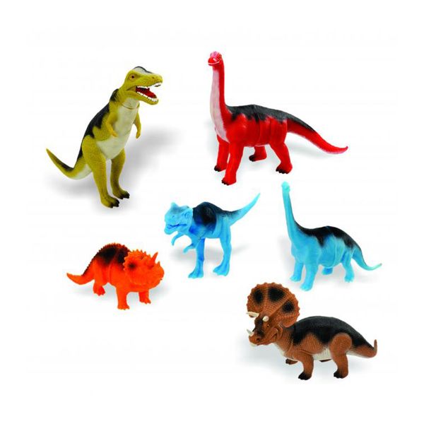 Kit Dinossauros Evolução Adijomar com 6 Peças