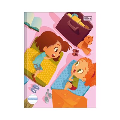 Caderno Caligrafia Tilibra Brochura Capa Dura Pauta Azul Sapeca 40 Folhas