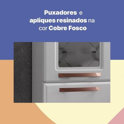 Cozinha De Aço Compacta 3 Peças Regina Glass Cr6136 Branco