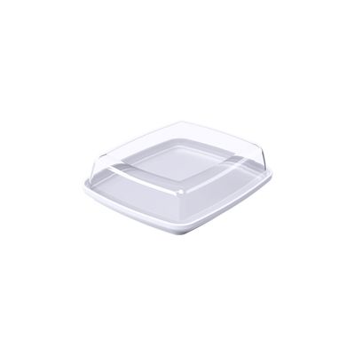 Porta Frios de Plástico Brinox Cozy com Tampa Branco 16x19cm