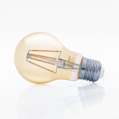 Lâmpada Led Filamento 4w A60 2300k E27 Bivolt Decorativa Unidade