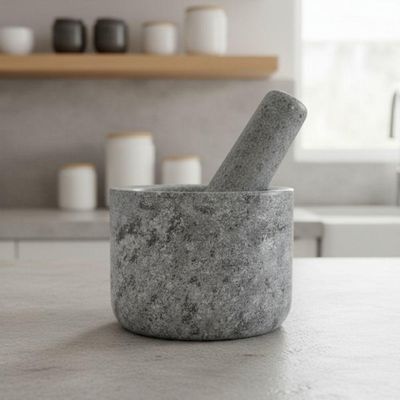 Pilão De Pedra Sabão Liso