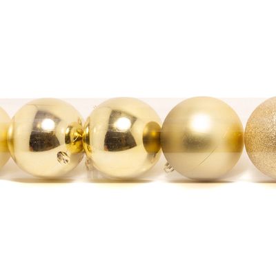 Tubo Bola Natal Le 6cm com 12 Unidades Dourado