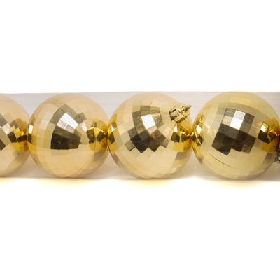Tubo Bola Natal Le 6cm com 12 Unidades Dourado