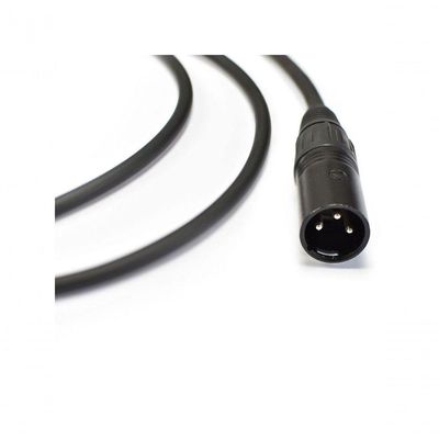 Cabo Para Microfone Xlr Macho / Xlr Femea Ninja Lw 03ft 0,91 Metros Preto