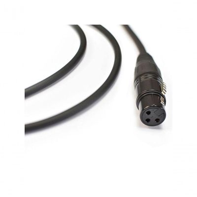 Cabo Para Microfone Xlr Macho / Xlr Femea Ninja Lw 03ft 0,91 Metros Preto