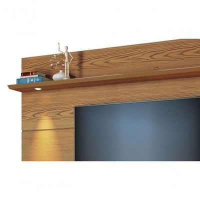 Home Suspenso Decore Led 2.2 Freijó Com Off White - Imcal Móveis