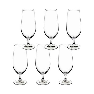 Jogo de Taças para Cerveja em Cristal Ecológico Bohemia Anna 380ml 6 Peças
