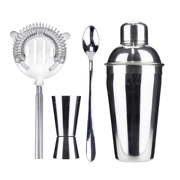 Kit Bartender Coquetel Le Chef em Inox com 4 Peças