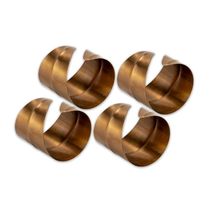 Kit Argola para Guardanapo em Metal Le Rosé Gold 4 Unidades