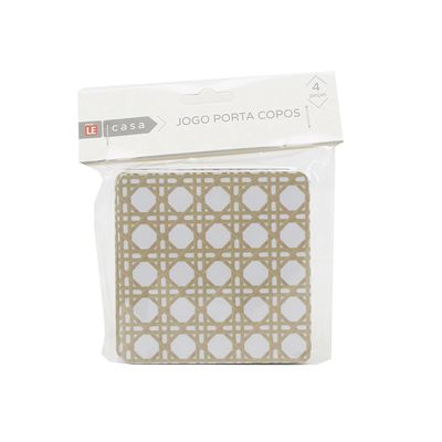 Porta-Copos Le Palhinha com 4 Peças