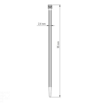 Abraçadeira De Nylon 95x2,4 Mm Tramontina Preta Tramontina