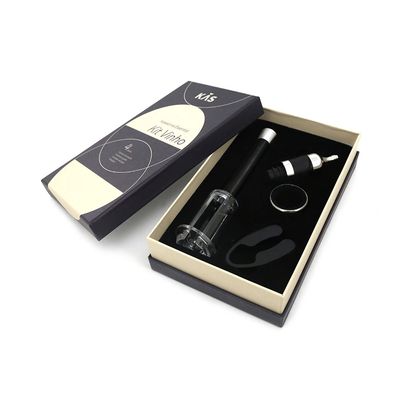 Kit Vinho com Abridor de Pressão Kas 4 Peças