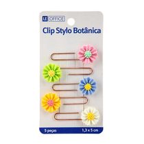 Clip Le Stylo Botânica Margaridas Colors 50mm com 05 Unidades