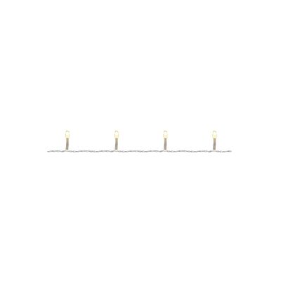 Pisca Led DeA 100 Lâmpadas 220V 8 Funções Fio Verde 8m Branco Quente