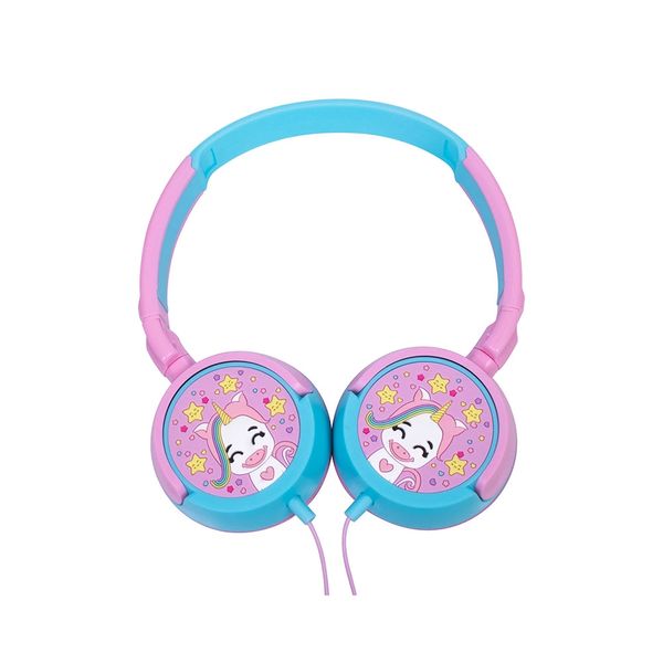 Headphone Kids OEX Unicórnio HP304 Giratórios e Alcochoados Lilás