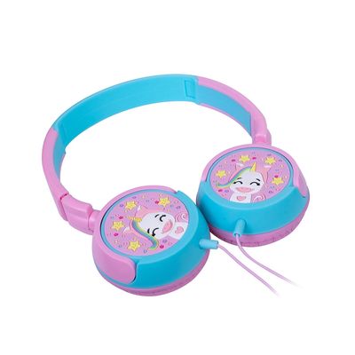 Headphone Kids OEX Unicórnio HP304 Giratórios e Alcochoados Lilás