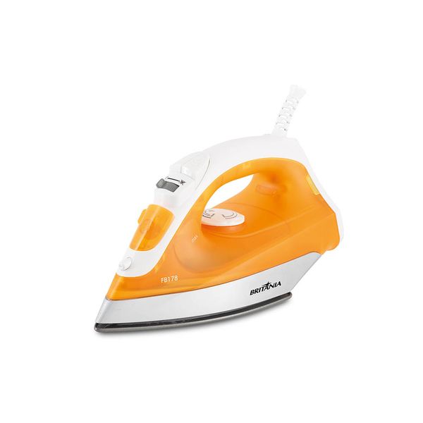Ferro de Passar Roupa a Vapor e a Seco Britânia FB178 Laranja - 127V