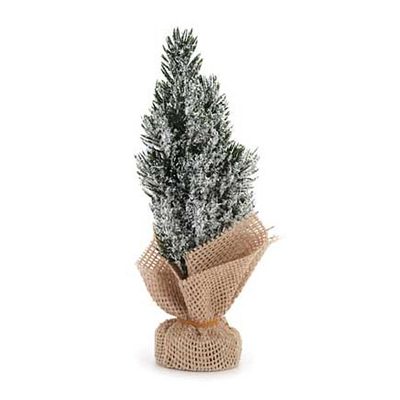 Enfeite Vaso de Juta Pinheiro Winth 20cm