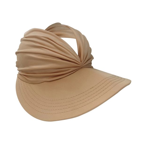 Viseira Turbante Le Zalike Bege Viseira Turbante Le Zalike Bege