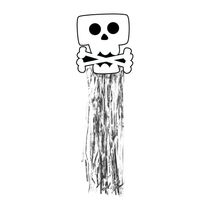 Enfeite Decorativo Halloween Silver