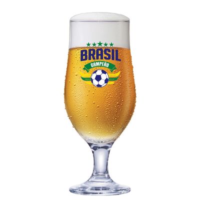 Taça para Cerveja Ruvolo Royal Beer Brasil Campeão 330ml