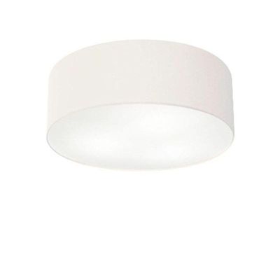 Plafon Para Quarto Cilíndrico Sq-3005 Cúpula Cor Branco