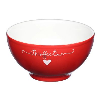 Bowl Etilux em Porcelana Lamour Vermelho 440ml
