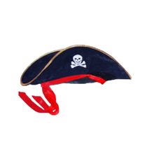 Chapéu Pirata Halloween Mix em Tecido com Lenço