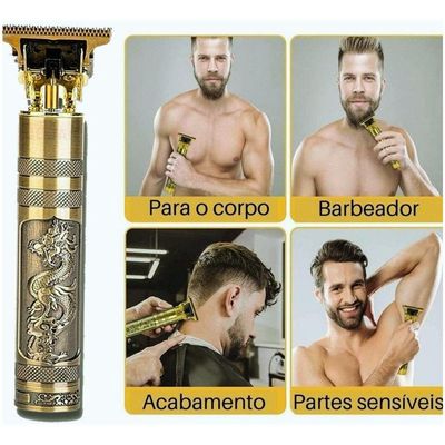 Barbeador Elétrico Profissional Dragão Buda Aparador