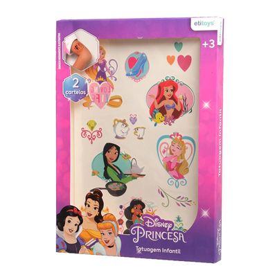 Tatuagem Infantil Etilux Princesas