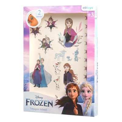 Tatuagem Infantil Etilux Frozen