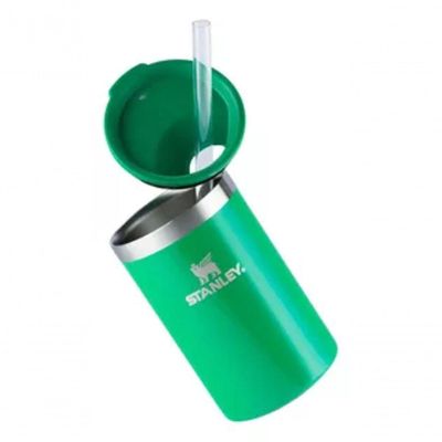 Can Cooler Porta Lata Com Canudo Stanley 296ml Clover Shimmer